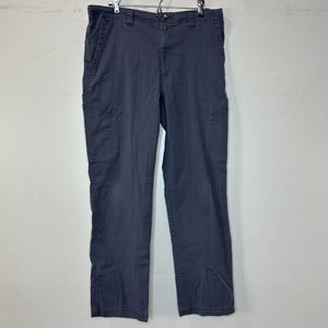 Carhartt Rugged Flex Ripstop Straight Leg Cargo Pant Pewter Men Large 11 Pockets
